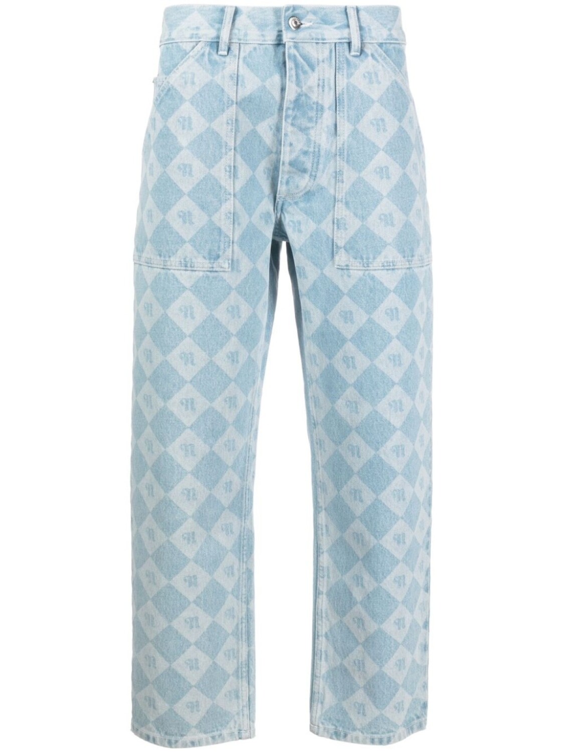 Укороченные джинсы с узором Nanushka, синий
Укороченные джинсы с узором Nanushka, синий