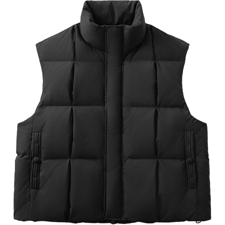 Пуховый жилет унисекс с воротником-стойкой, без капюшона, утолщенный Clot, черный
Пуховый жилет унисекс с воротником-стойкой, без капюшона, утолщенный Clot, черный