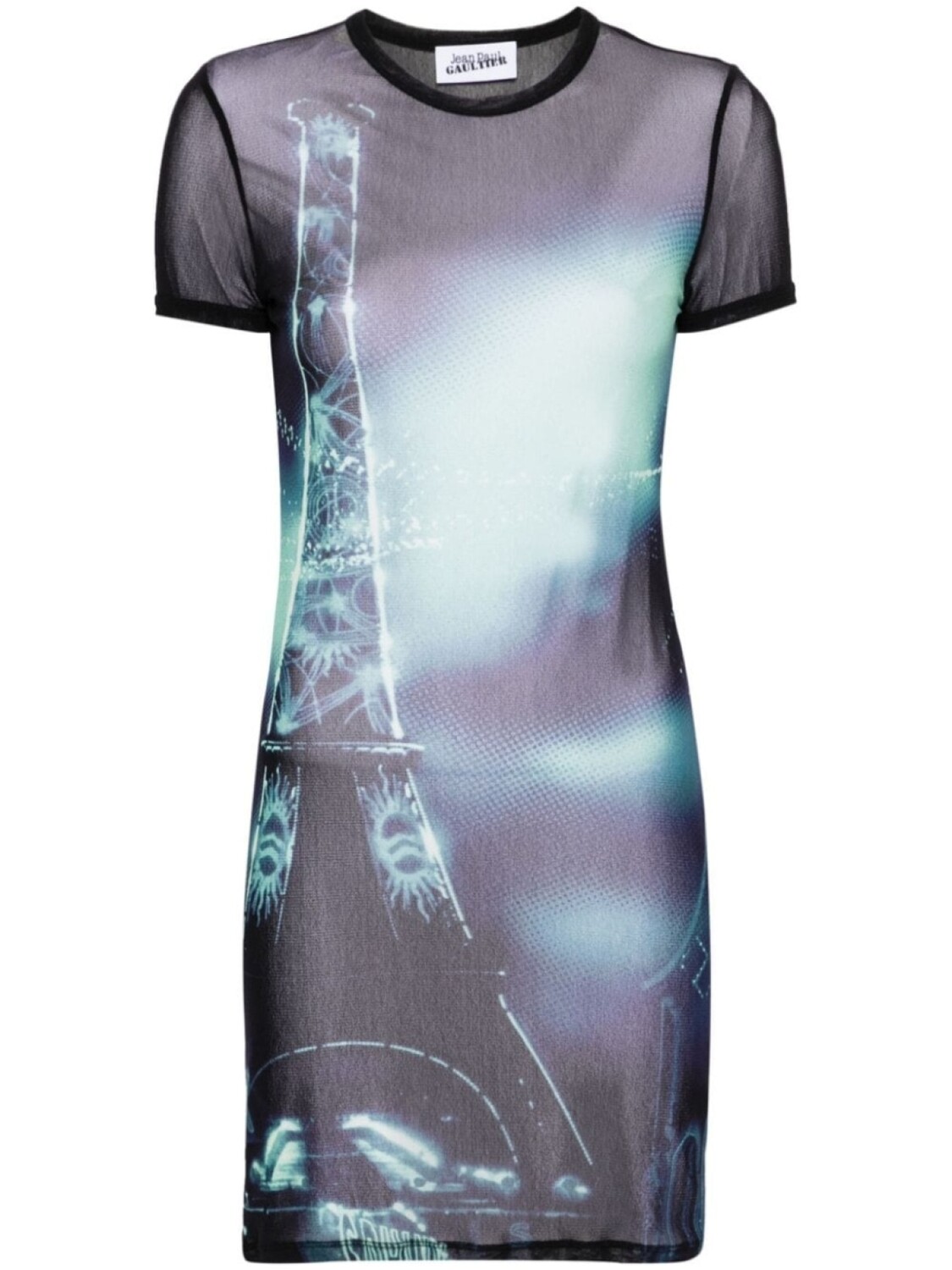 Jean Paul Gaultier сетчатое платье мини с принтом Pigalle, синий
Jean Paul Gaultier сетчатое платье мини с принтом Pigalle, синий