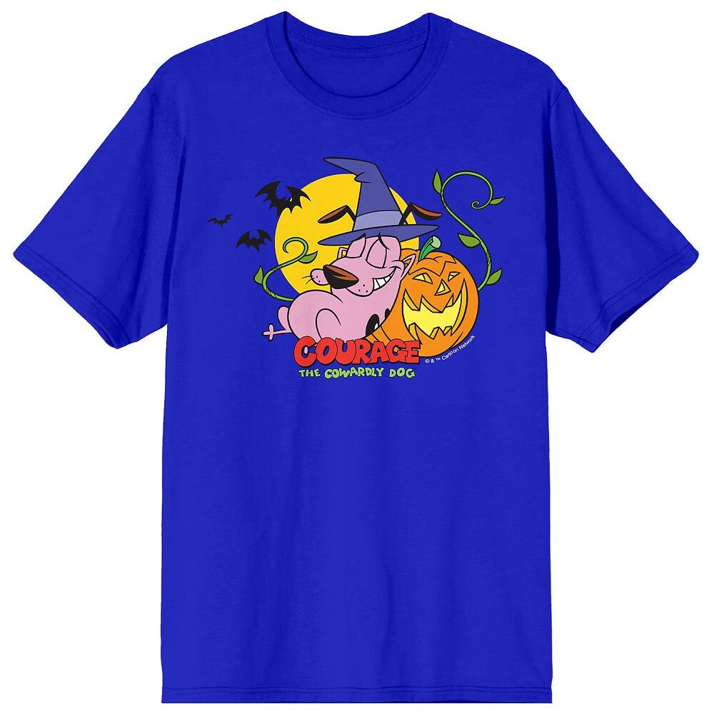 Мужская футболка Courage the Cowardly Dog с рисунком Хэллоуина Licensed Character, синий
Мужская футболка Courage the Cowardly Dog с рисунком Хэллоуина Licensed Character, синий