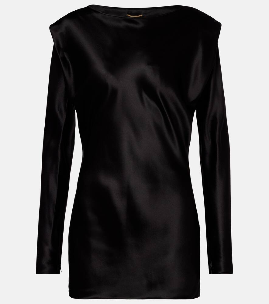 Шёлковый топ из сатина Saint Laurent, Noir
Шёлковый топ из сатина Saint Laurent, Noir