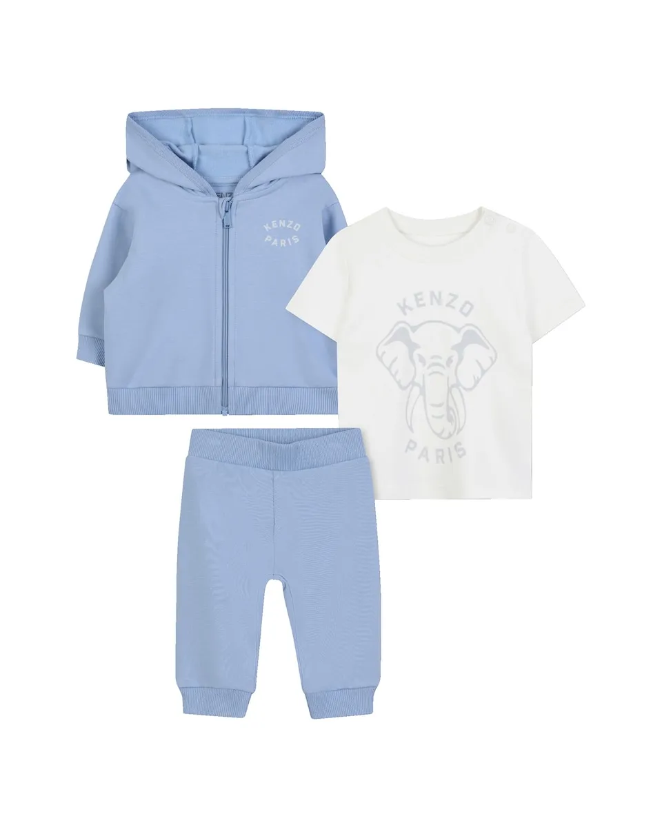 Детский комплект из 3-х предметов из хлопка Kenzo Kids, синий
Детский комплект из 3-х предметов из хлопка Kenzo Kids, синий