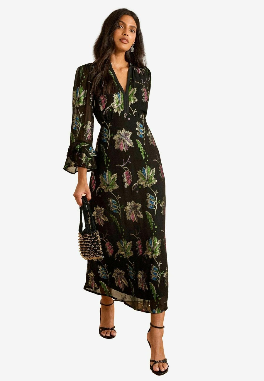 Платье Love & Roses PETITE FIT, Black Leaf/Metallic Grey
Платье Love & Roses PETITE FIT, Black Leaf/Metallic Grey