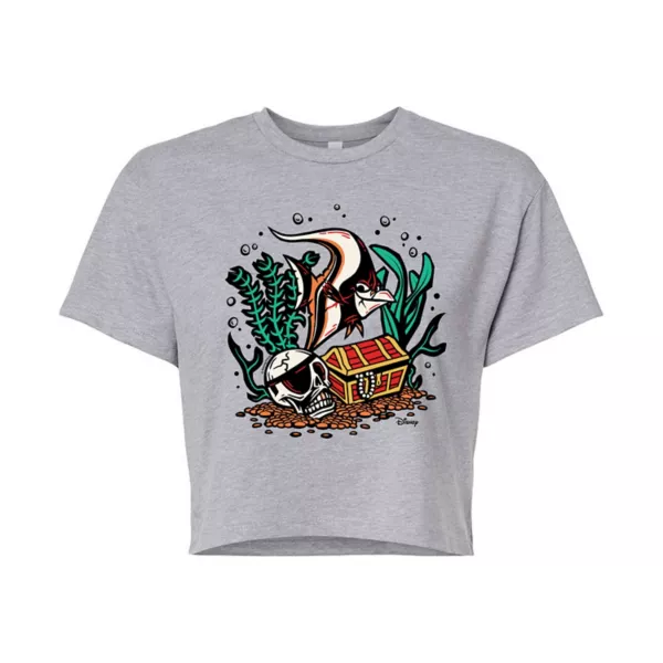 Укороченная футболка с сундуком сокровищ для юниоров «В поисках Немо» Гилла Disney / Pixar, серый
Укороченная футболка с сундуком сокровищ для юниоров «В поисках Немо» Гилла Disney / Pixar, серый