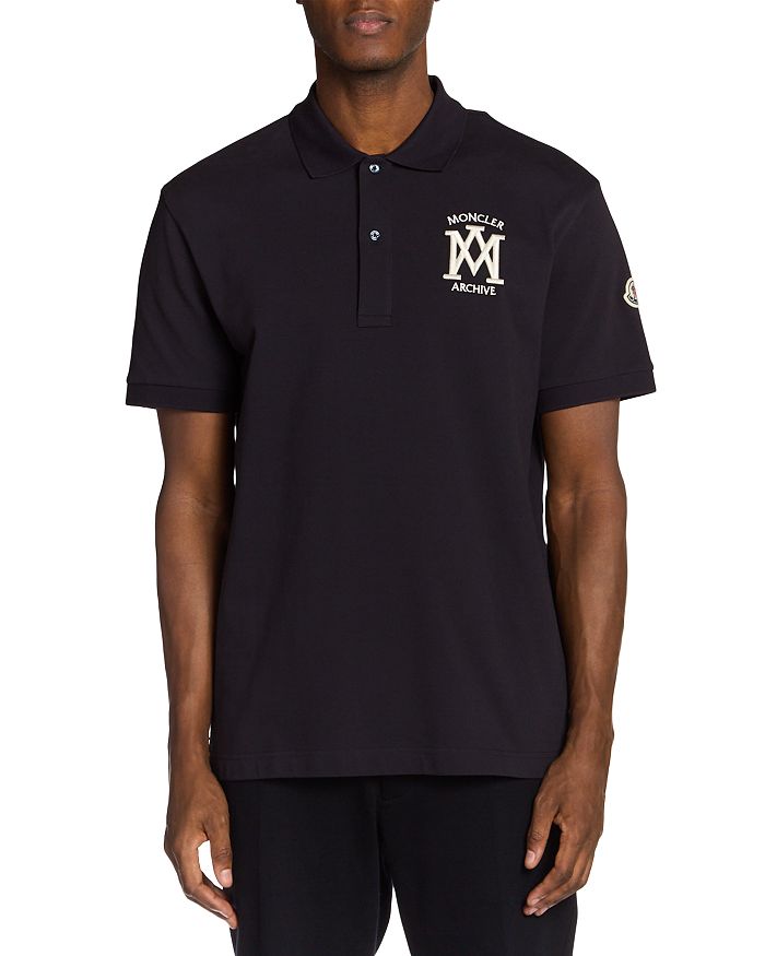 Короткий рукав Поло с логотипом Moncler, синий
Короткий рукав Поло с логотипом Moncler, синий