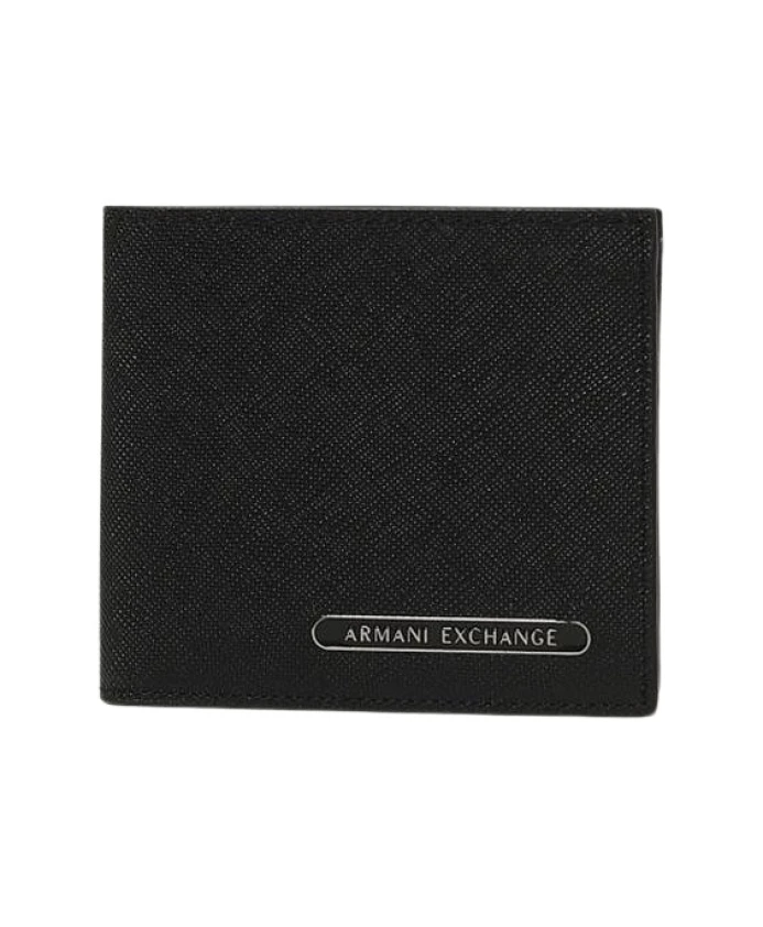 Двустворчатый кошелек с логотипом Armani Exchange, черный
Двустворчатый кошелек с логотипом Armani Exchange, черный