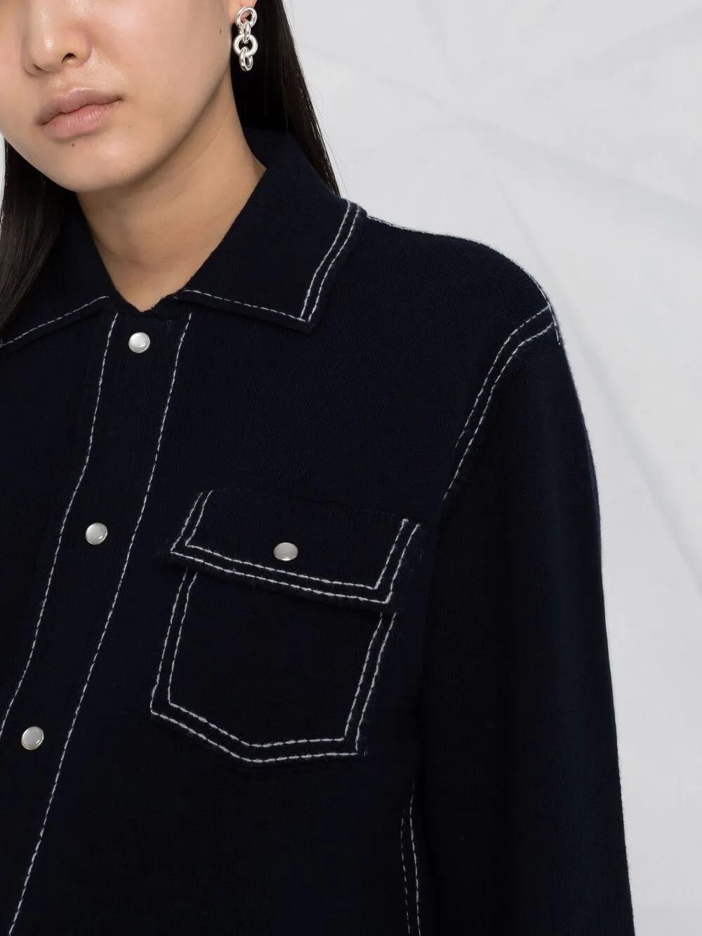 Трикотажный топ Barrie, синий
Трикотажный топ Barrie, синий