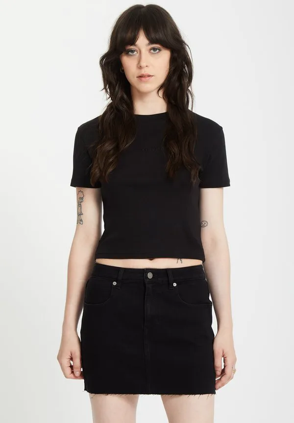 Облегающая укороченная базовая футболка Volcom, Black, Черный, Облегающая укороченная базовая футболка Volcom, Black
Облегающая укороченная базовая футболка Volcom, Black, Черный, Облегающая укороченная базовая футболка Volcom, Black