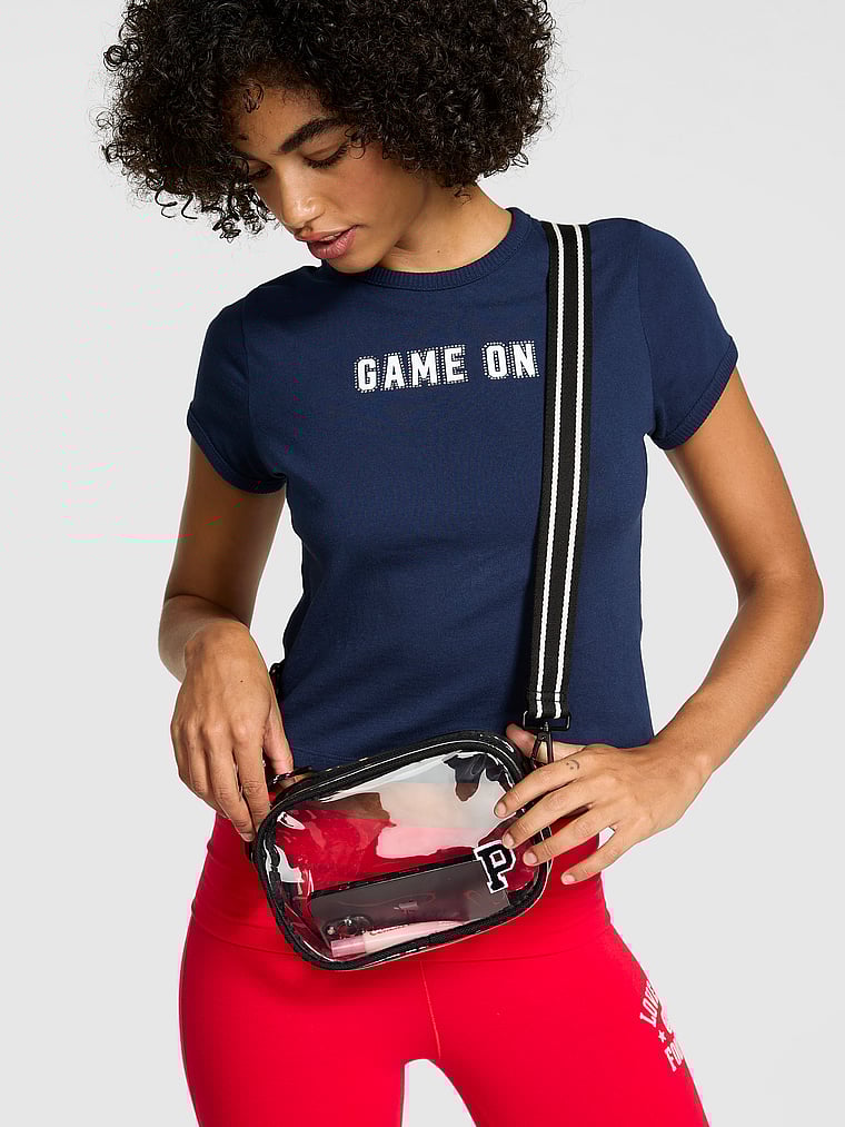 Прозрачная сумка-трансформер через плечо Pink, цвет clear
Прозрачная сумка-трансформер через плечо Pink, цвет clear