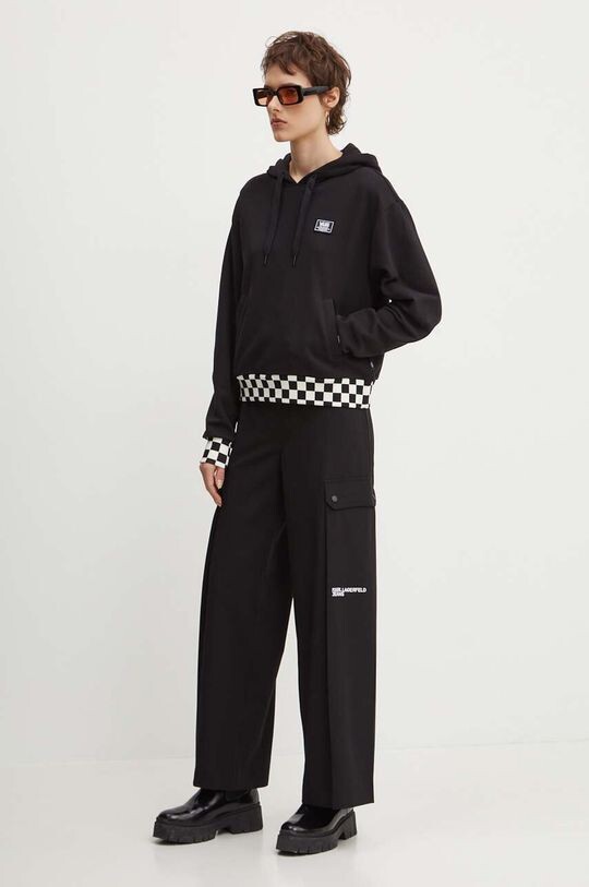 Хлопковая толстовка Vans, черный
Хлопковая толстовка Vans, черный