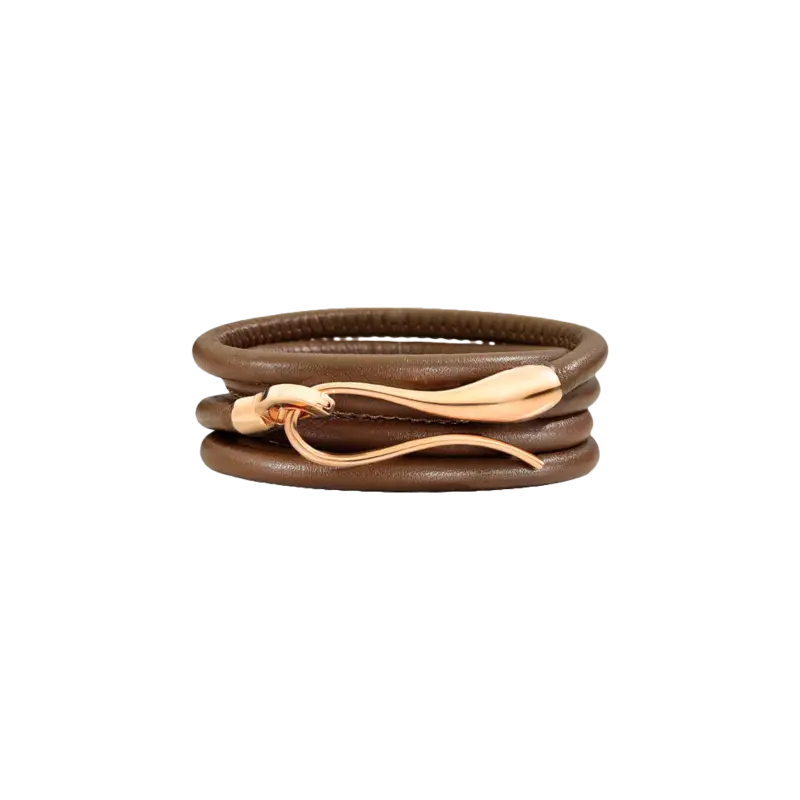 Браслет elika из кожи цвета темный шоколад с застежкой из розового золота - dek04brrrxm DADA ARRIGONI
Браслет elika из кожи цвета темный шоколад с застежкой из розового золота - dek04brrrxm DADA ARRIGONI