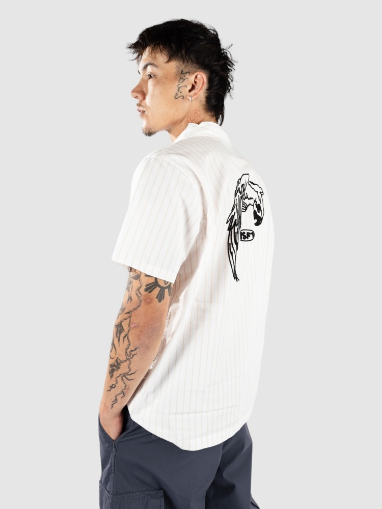 Рубашка Misfit Shapes Friend For Life Hemd, white stripe
Рубашка Misfit Shapes Friend For Life Hemd, white stripe