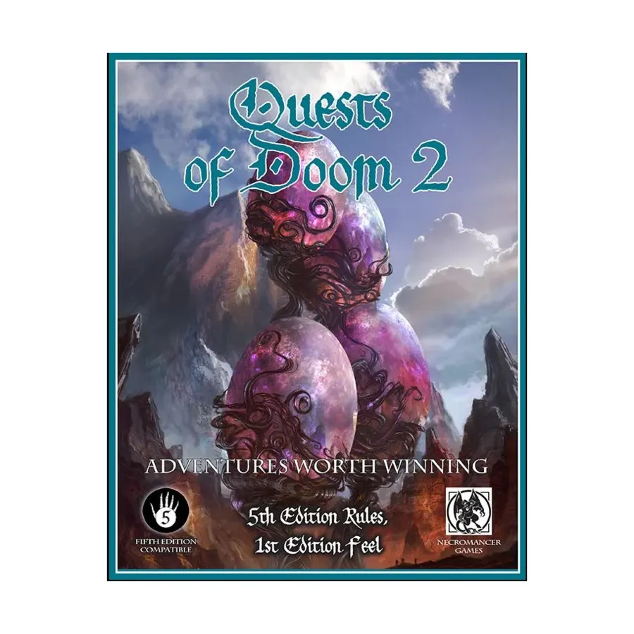 Quests of Doom #2 (D&D 5e), Dungeons and Dragons (5th Edition) (Necromancer Games), твердый переплет
Quests of Doom #2 (D&D 5e), Dungeons and Dragons (5th Edition) (Necromancer Games), твердый переплет