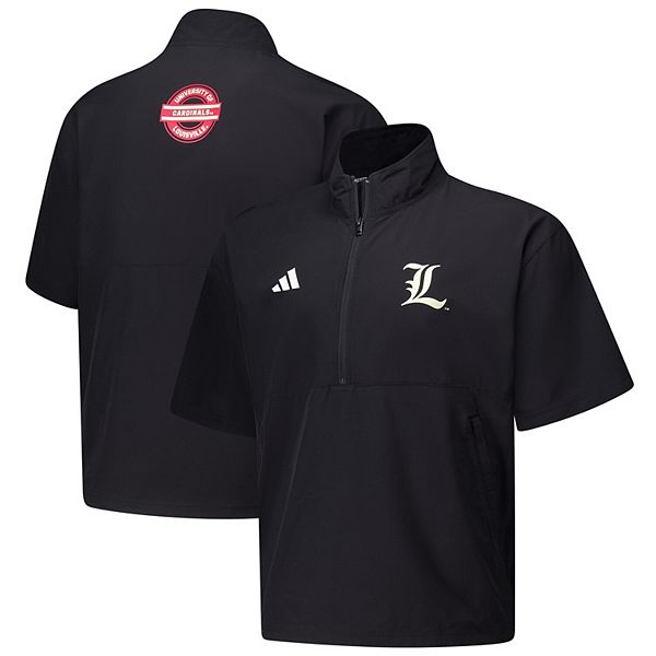 Мужская черная куртка тренировочная half-zip с коротким рукавом louisville cardinals 2024 Adidas
Мужская черная куртка тренировочная half-zip с коротким рукавом louisville cardinals 2024 Adidas