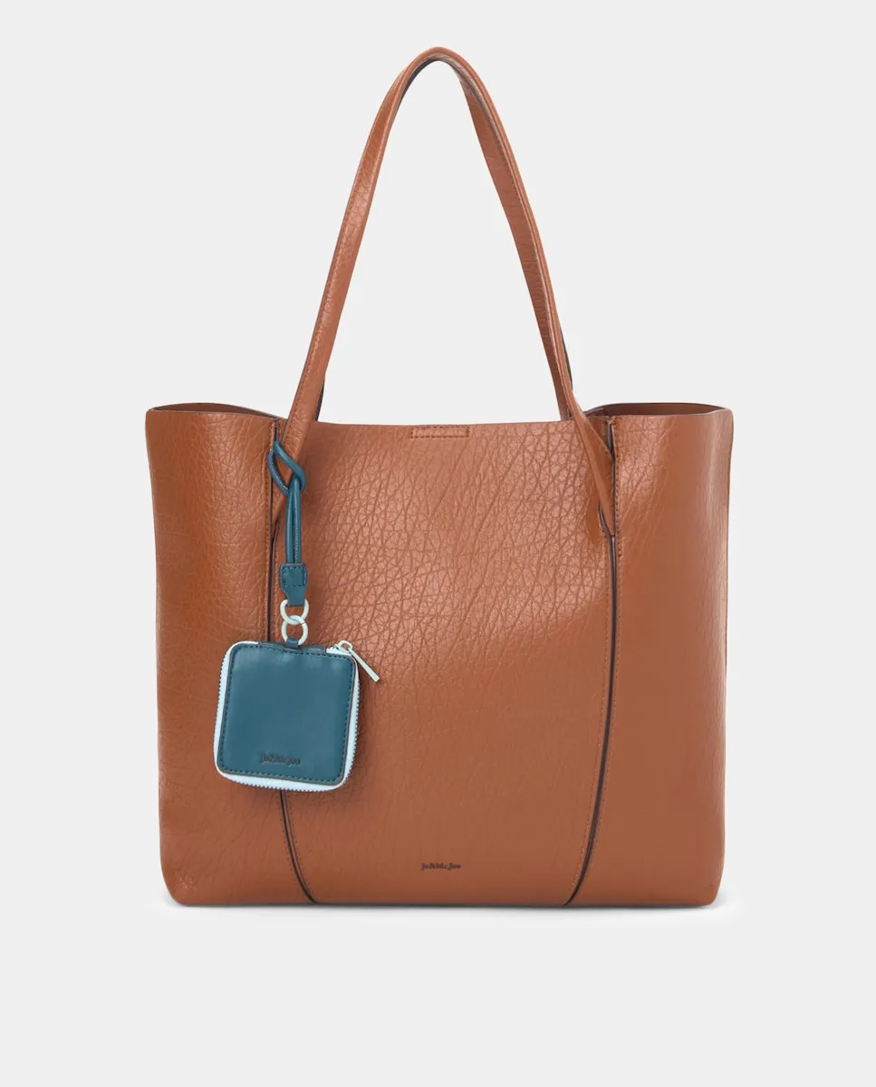 Сумка-шоппер с держателем для карточек и брелоком Jo & Mr. Joe, коричневый
Сумка-шоппер с держателем для карточек и брелоком Jo & Mr. Joe, коричневый