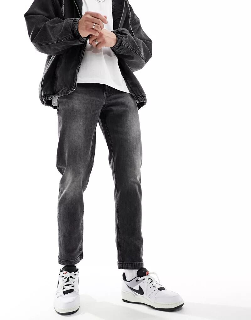 Черные зауженные джинсы ASOS
Черные зауженные джинсы ASOS