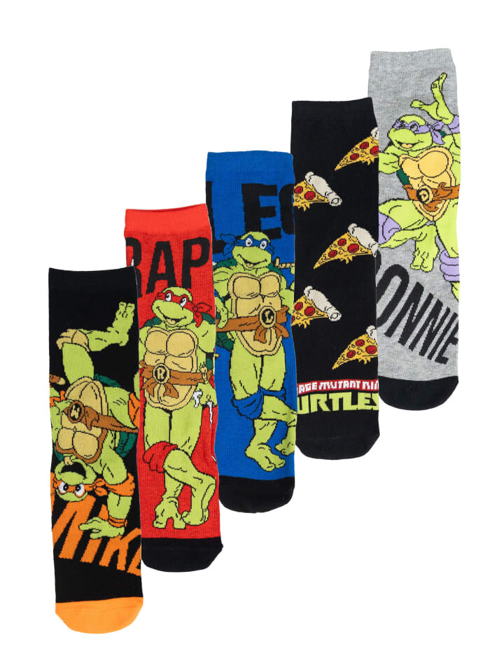 Носки United Labels 5er Pack Teenage Mutant Ninja Turtles Socken Sneaker Strümpfe, разноцветный
Носки United Labels 5er Pack Teenage Mutant Ninja Turtles Socken Sneaker Strümpfe, разноцветный
