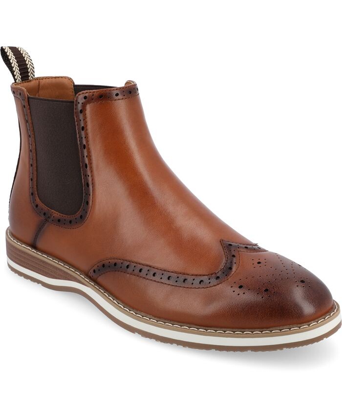 Мужские ботинки челси без шнуровки Thorpe Tru Comfort Foam Wingtip Vance Co., цвет Cognac
Мужские ботинки челси без шнуровки Thorpe Tru Comfort Foam Wingtip Vance Co., цвет Cognac