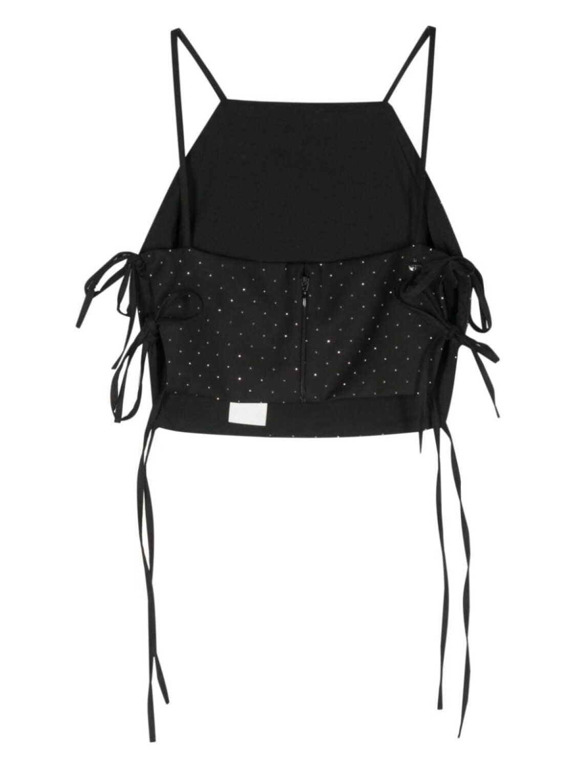 Chiara Ferragni укороченный топ с кристаллами, черный
Chiara Ferragni укороченный топ с кристаллами, черный