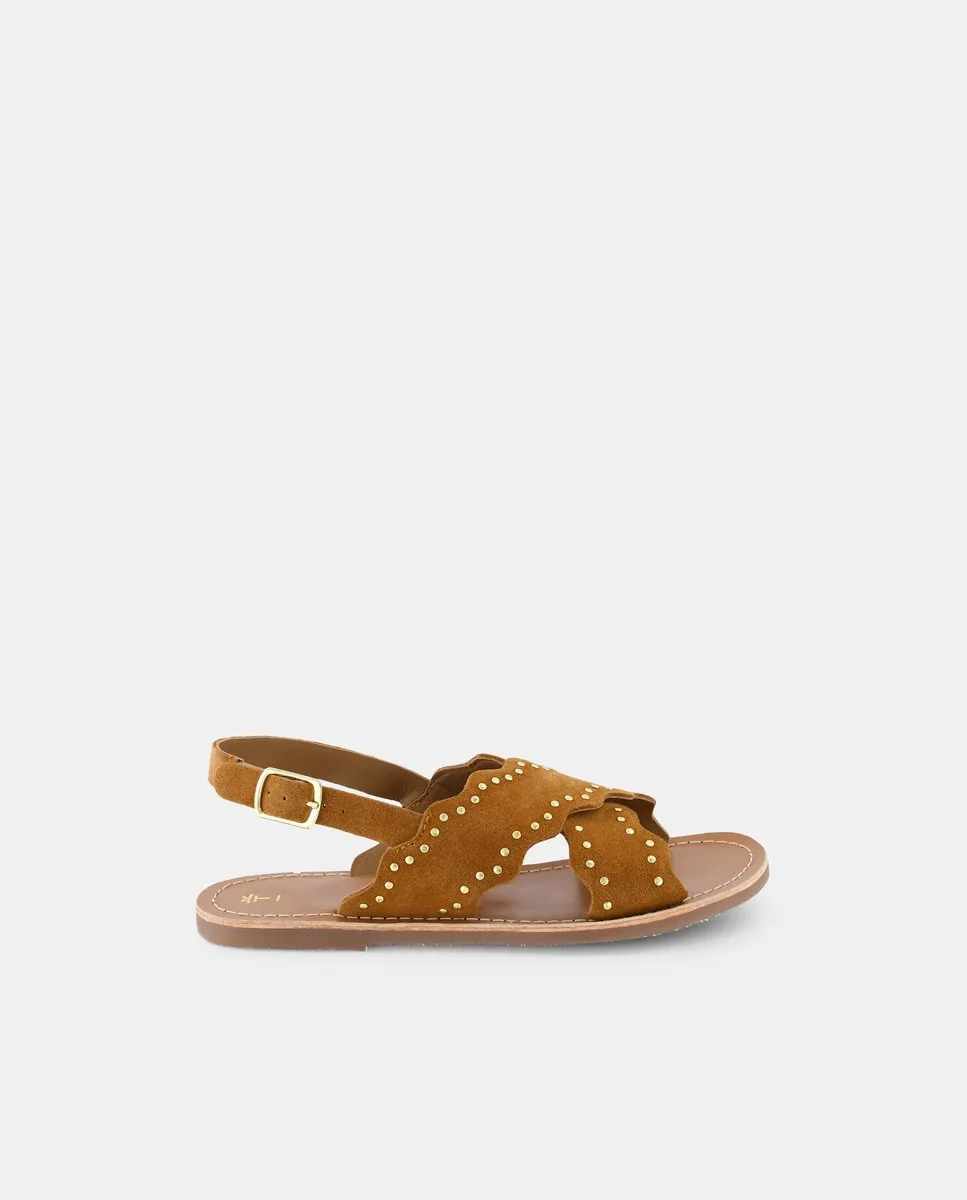 Детские сандалии из кожи с заклепками Coconut El Corte Inglés, бежевый
Детские сандалии из кожи с заклепками Coconut El Corte Inglés, бежевый