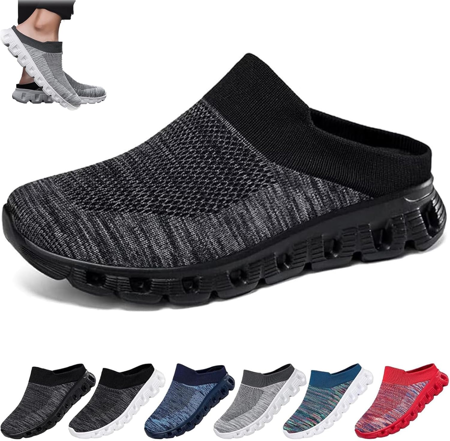 Плетеные дышащие мужские шлепанцы с отверстиями, повседневная обувь, сетчатые слипоны для прогулок, летние сандалии Generic, черный
Плетеные дышащие мужские шлепанцы с отверстиями, повседневная обувь, сетчатые слипоны для прогулок, летние сандалии Generic, черный