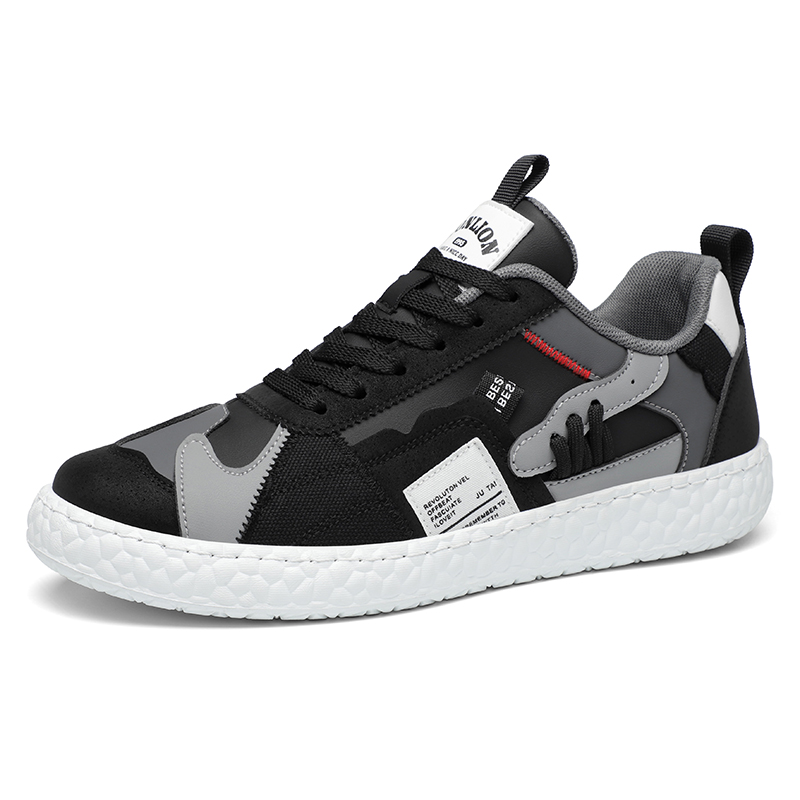 Tonlion Дышащие нескользящие низкие скейтерские кроссовки мужские черные, цвет Black
Tonlion Дышащие нескользящие низкие скейтерские кроссовки мужские черные, цвет Black