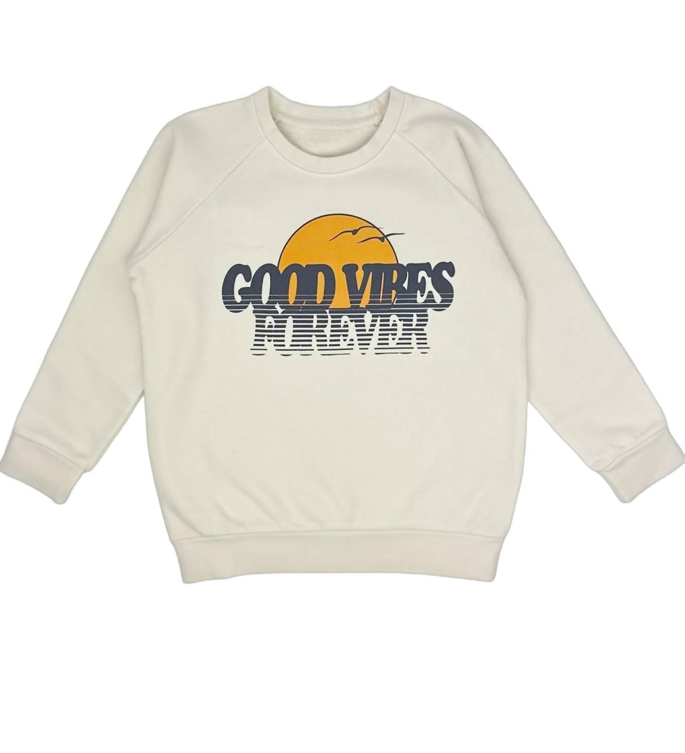 TINY WHALES Детская толстовка Good Vibes Forever натурального цвета
TINY WHALES Детская толстовка Good Vibes Forever натурального цвета