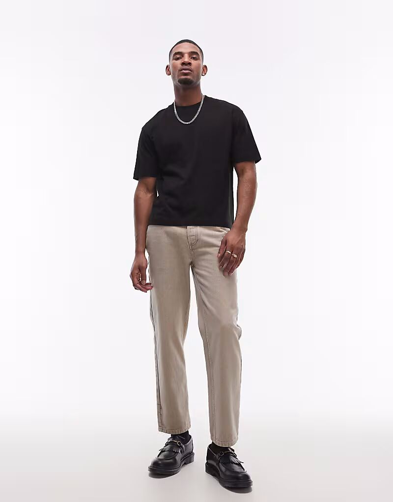 Футболка Topman свободного кроя черного цвета
Футболка Topman свободного кроя черного цвета