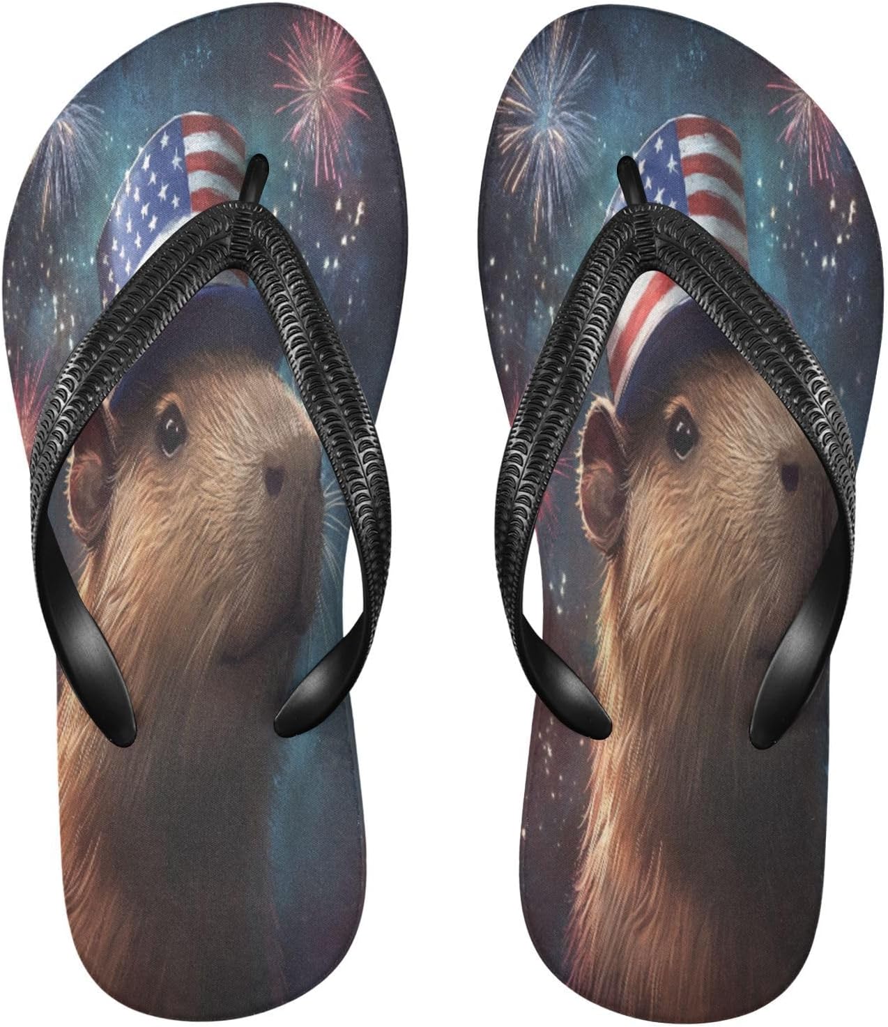 Вьетнамки с изображением капибары и фейерверка, синие, для пляжа и душа, резиновые, нескользящие, летние тапочки для женщин и мужчин Sinestour
Вьетнамки с изображением капибары и фейерверка, синие, для пляжа и душа, резиновые, нескользящие, летние тапочки для женщин и мужчин Sinestour