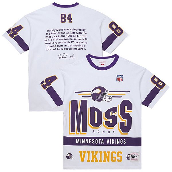 Футболка Minnesota Vikings с именем и номером Рэнди Мосса Mitchell & Ness
Футболка Minnesota Vikings с именем и номером Рэнди Мосса Mitchell & Ness