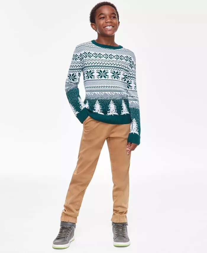 Свитер Holiday Lane Fair Isle для мальчиков Big & Little Boys Charter Club, зеленый
Свитер Holiday Lane Fair Isle для мальчиков Big & Little Boys Charter Club, зеленый