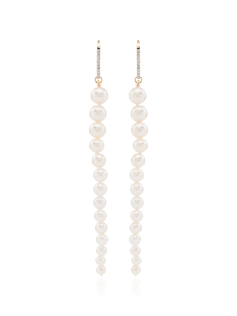 Золотые серьги с бриллиантами и жемчугом Mateo, белый
Золотые серьги с бриллиантами и жемчугом Mateo, белый