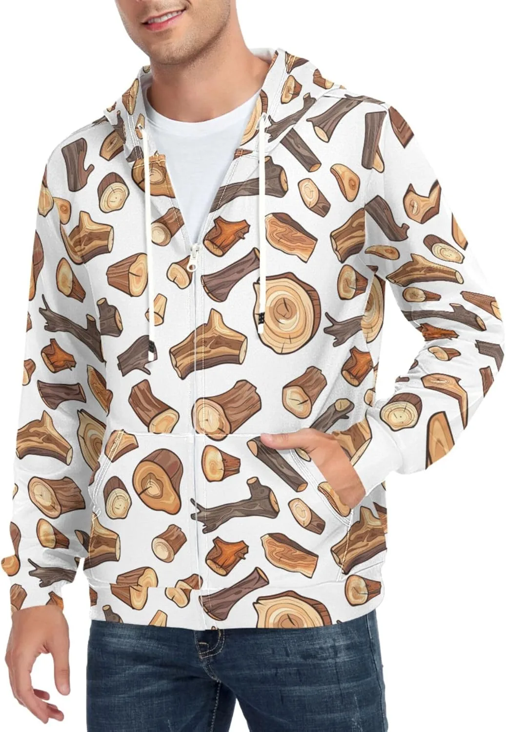 Мужская толстовка с капюшоном на молнии Wooden Logpile CUPADA
Мужская толстовка с капюшоном на молнии Wooden Logpile CUPADA