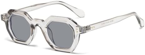 Модные солнцезащитные очки Polygon Small для женщин, ретро-очки с заклепками, мужские солнцезащитные очки UV400, трендовые солнцезащитные очки для активного отдыха MTZJH, Grey Grey
Модные солнцезащитные очки Polygon Small для женщин, ретро-очки с заклепками, мужские солнцезащитные очки UV400, трендовые солнцезащитные очки для активного отдыха MTZJH, Grey Grey