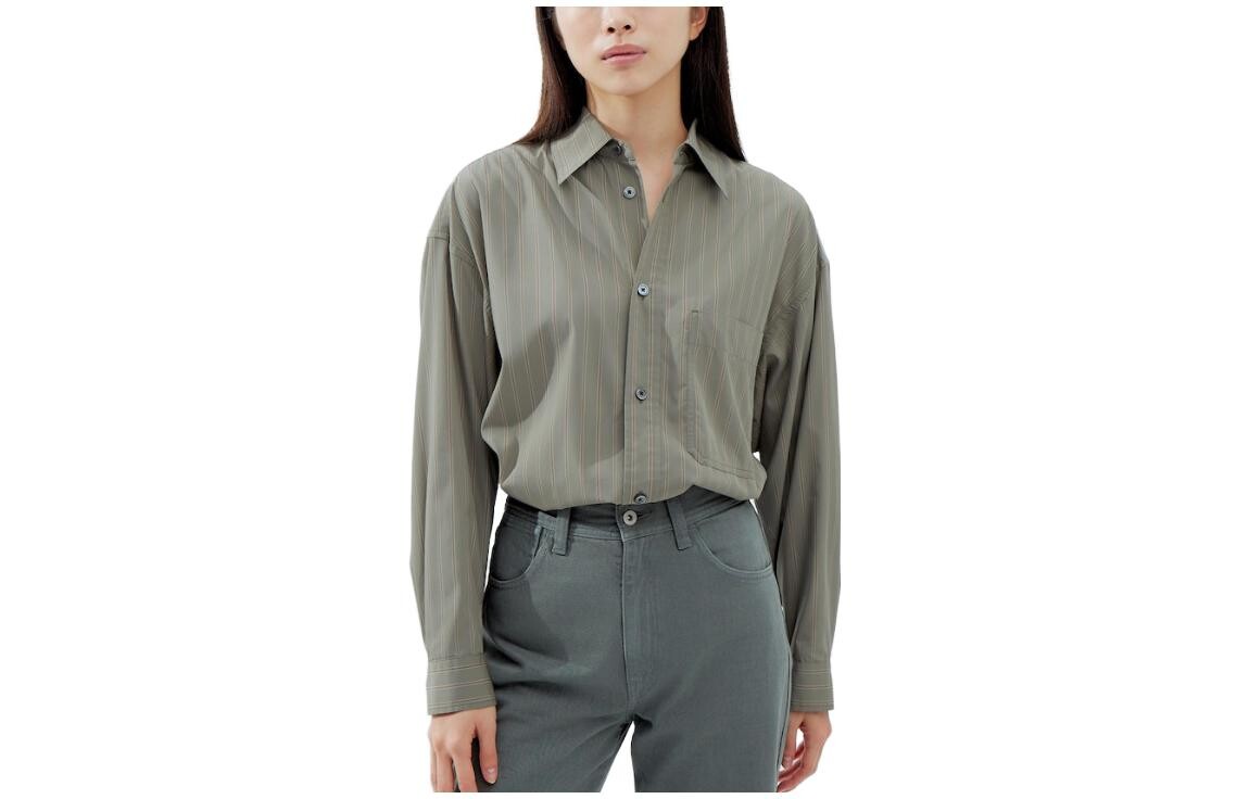 Футболка серии U FW23 женская оливковая Uniqlo
Футболка серии U FW23 женская оливковая Uniqlo