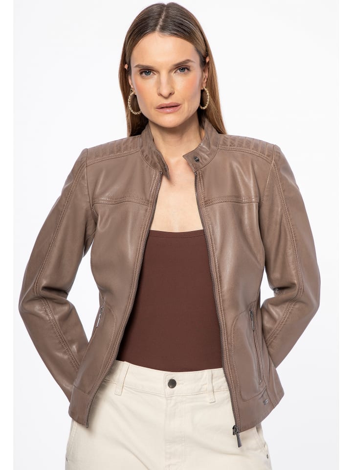 Кожаная куртка Wittchen, бежевый
Кожаная куртка Wittchen, бежевый