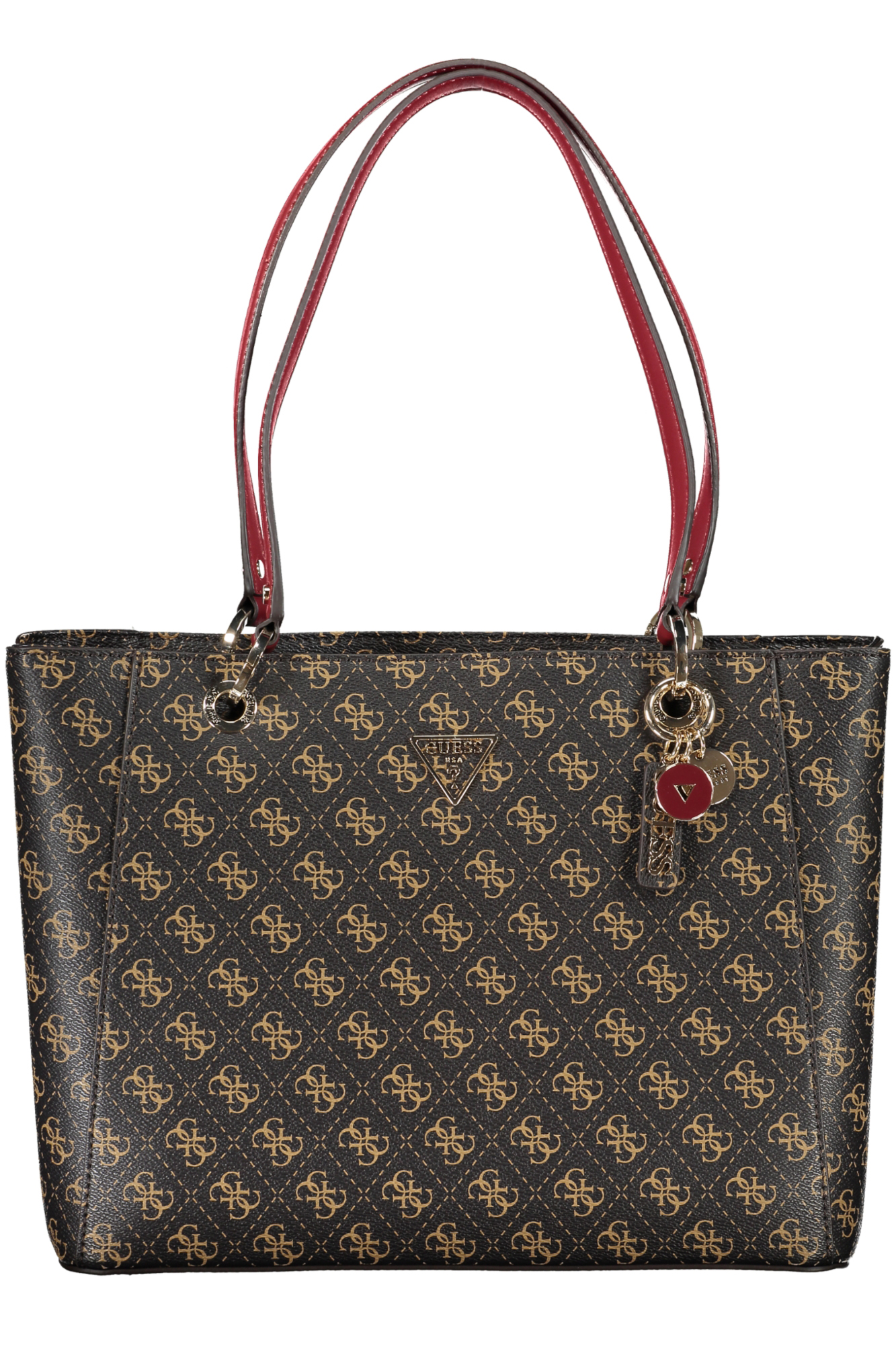 Сумка женская Guess Jeans Noelle, коричневый / красный
Сумка женская Guess Jeans Noelle, коричневый / красный