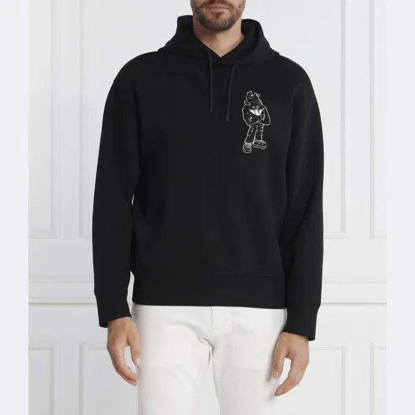 Толстовка комфортного кроя Emporio Armani, черный
Толстовка комфортного кроя Emporio Armani, черный