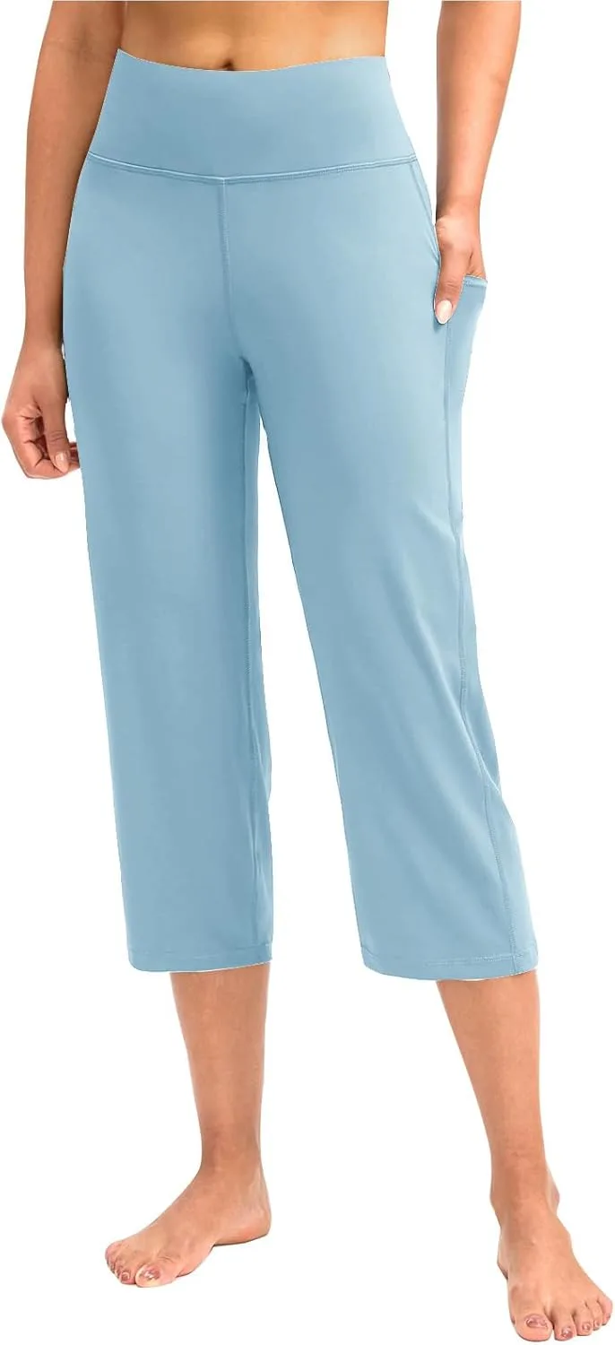 Женские капри с высокой талией, эластичные, свободные, с карманами Nkgra
Женские капри с высокой талией, эластичные, свободные, с карманами Nkgra