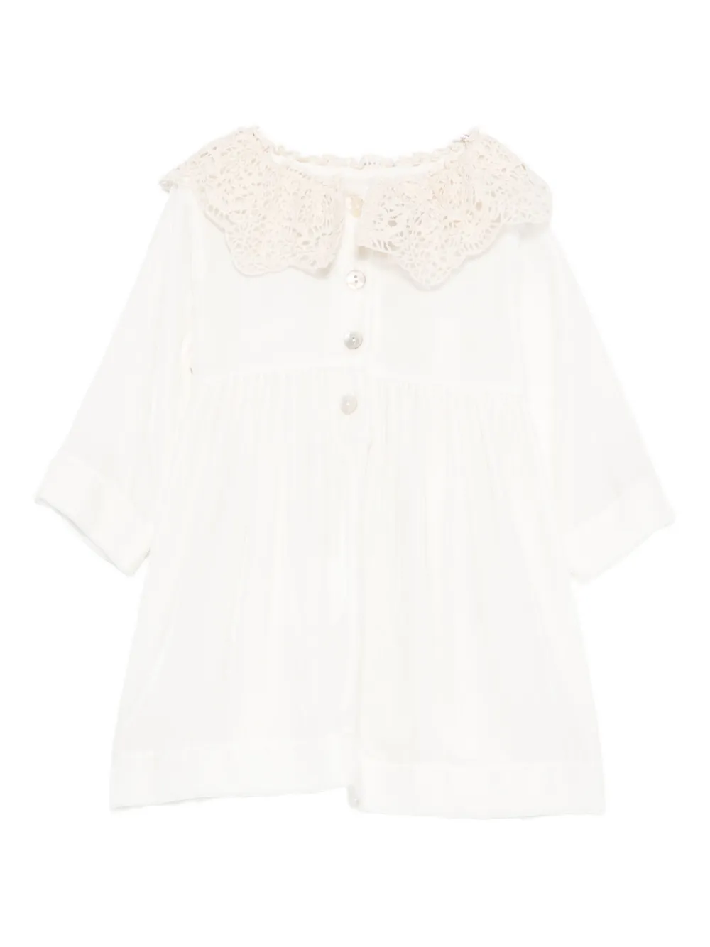 Платье с вязаным воротником JESURUM BABY, белый
Платье с вязаным воротником JESURUM BABY, белый