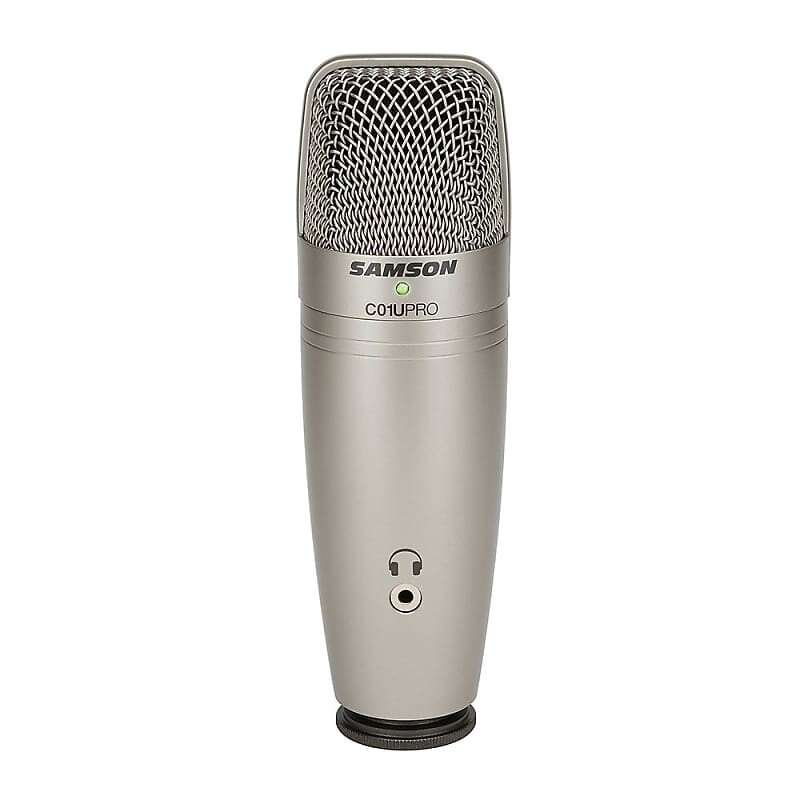Конденсаторный микрофон Samson C01U Pro USB Microphone
Конденсаторный микрофон Samson C01U Pro USB Microphone