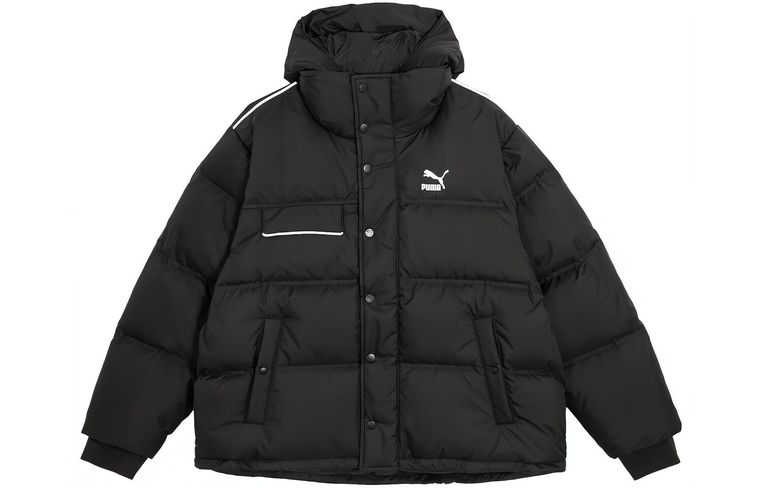 Мужской пуховик Puma, черный
Мужской пуховик Puma, черный