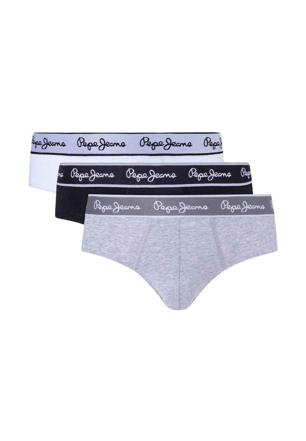 Трусы мужские, в упаковке 3 шт. - нижнее белье, хлопок, пояс с логотипом, однотонные Pepe Jeans, цвет Hellgrau Schwarz
Трусы мужские, в упаковке 3 шт. - нижнее белье, хлопок, пояс с логотипом, однотонные Pepe Jeans, цвет Hellgrau Schwarz