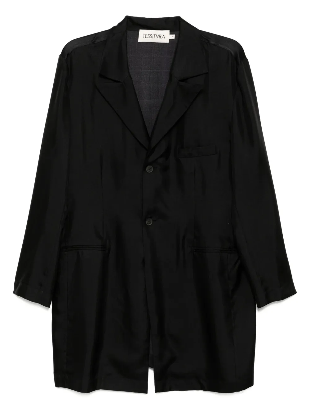 Шелковое пальто с принтом Tessitura Body Couture, черный
Шелковое пальто с принтом Tessitura Body Couture, черный