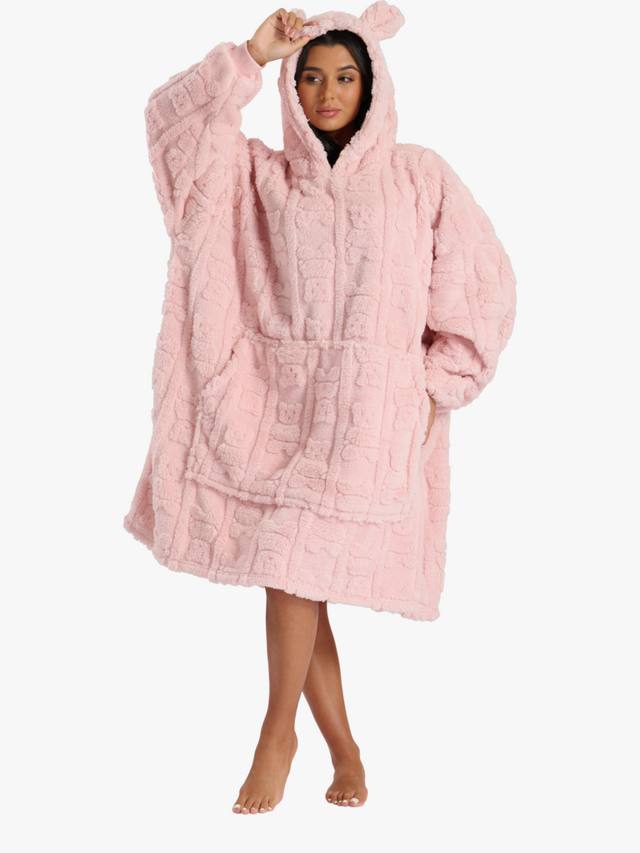 Толстовка с капюшоном для прижимания кроя плюшевого мишки Loungeable, цвет Pink Blush
Толстовка с капюшоном для прижимания кроя плюшевого мишки Loungeable, цвет Pink Blush