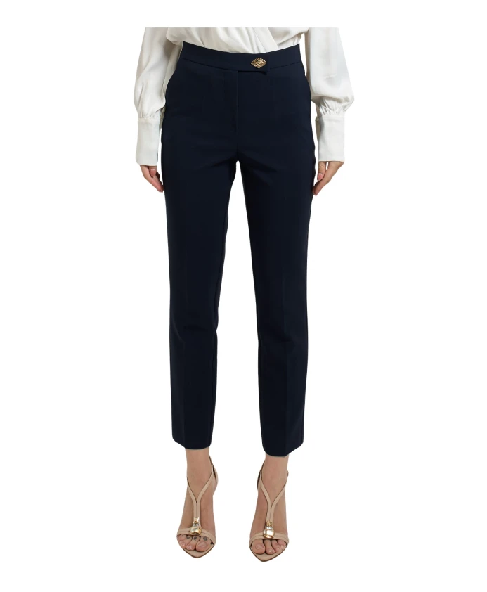 Синие брюки-сигареты, прямой низ Fracomina, синий
Синие брюки-сигареты, прямой низ Fracomina, синий