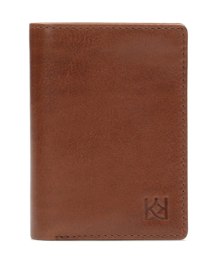 Кожаный двойной складной кошелек Kazar, коричневый
Кожаный двойной складной кошелек Kazar, коричневый