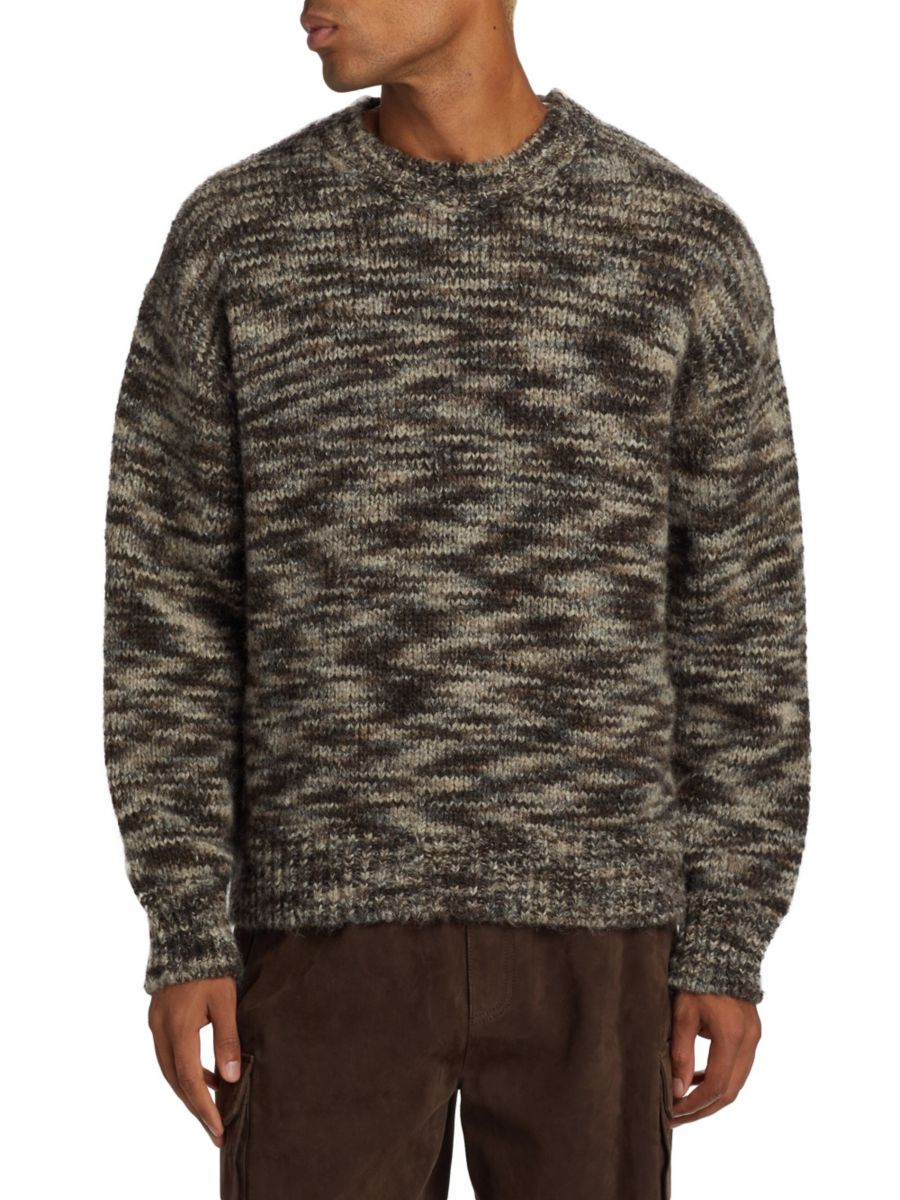 Фактурный твидовый свитер с круглым вырезом Frame, цвет Marron
Фактурный твидовый свитер с круглым вырезом Frame, цвет Marron