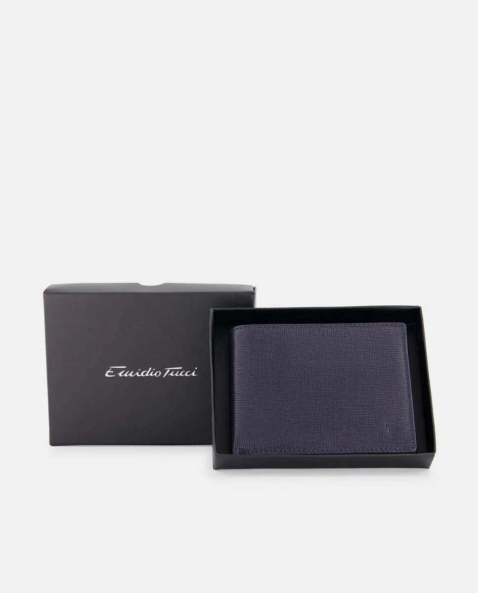 Горизонтальный кошелек с визитницей и портмоне из сафьяновой кожи Emidio Tucci, темно-синий
Горизонтальный кошелек с визитницей и портмоне из сафьяновой кожи Emidio Tucci, темно-синий