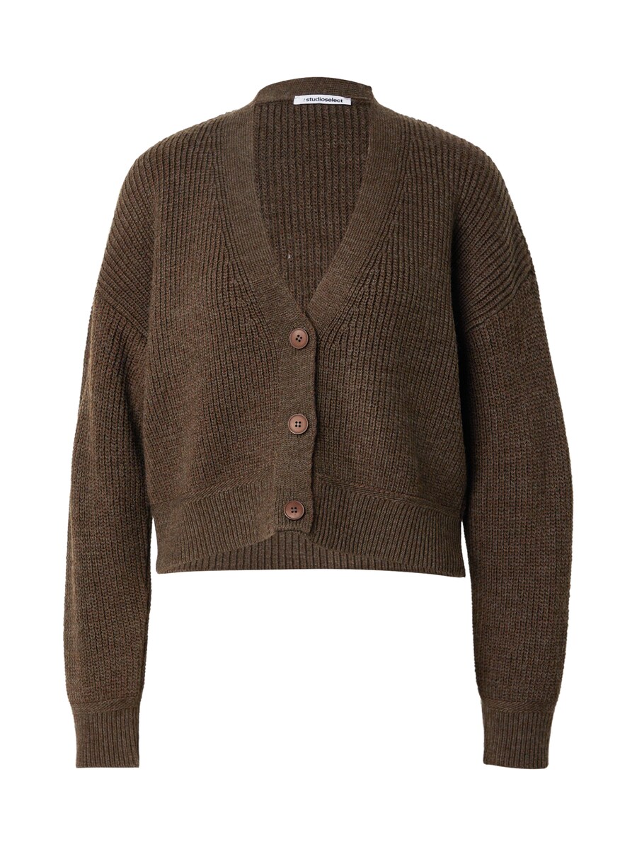 Вязаный кардиган studioselect Sunny, темно-коричневый
Вязаный кардиган studioselect Sunny, темно-коричневый